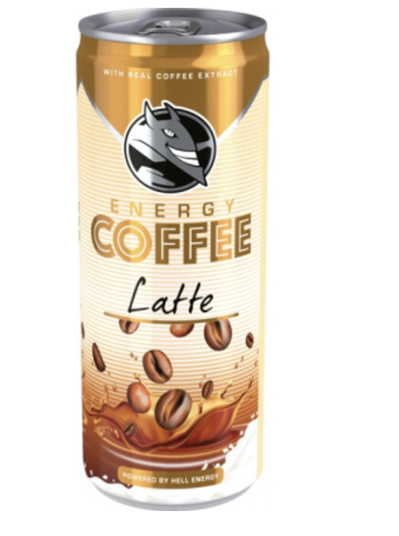 Холодна кава Hell Energy Coffee Latte 0.25 л з/б